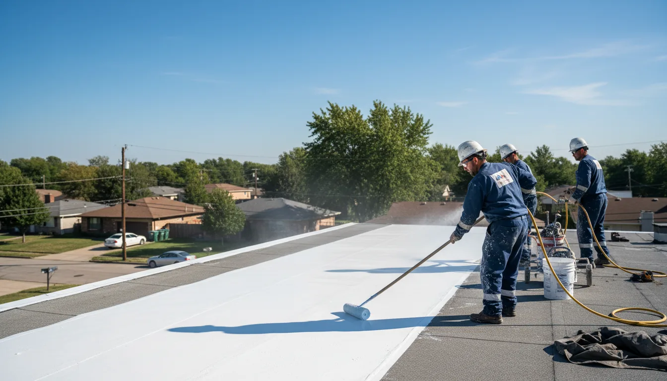 Commercial roof coating in Fitzhugh, OK near me